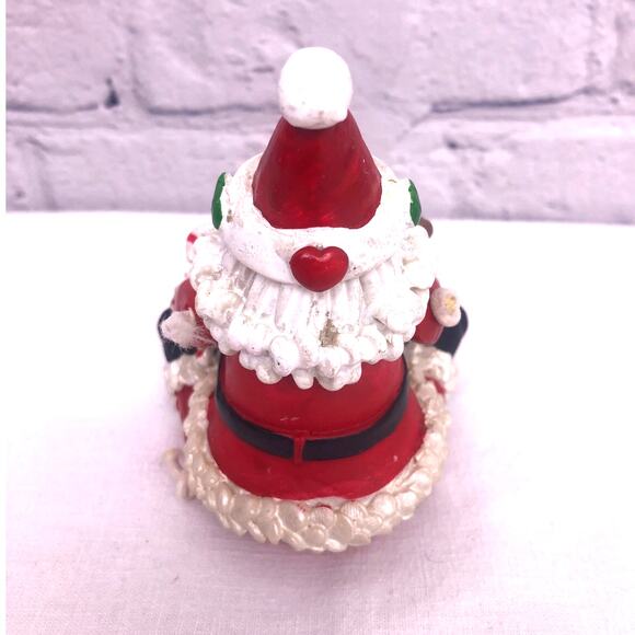 Articulated Resin Shelf Sitting Santa Clause Christmas Collectible Decoration - Picture 3 of 9